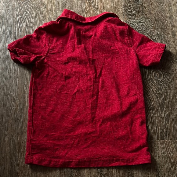 Carter's Red Kids Polo Shirt Boys 4T - Picture 3 of 3